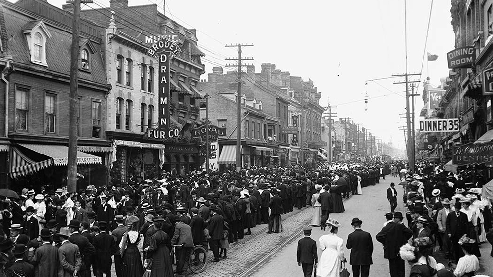 Labour Day Celebrations in Downtown Toronto, 1920.